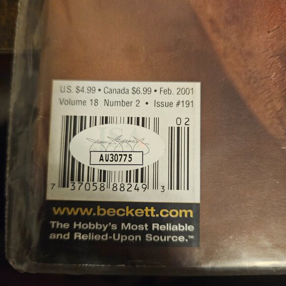 Ben Sheets Autographed Magazine JSA Authenticated - Picture 2 of 3